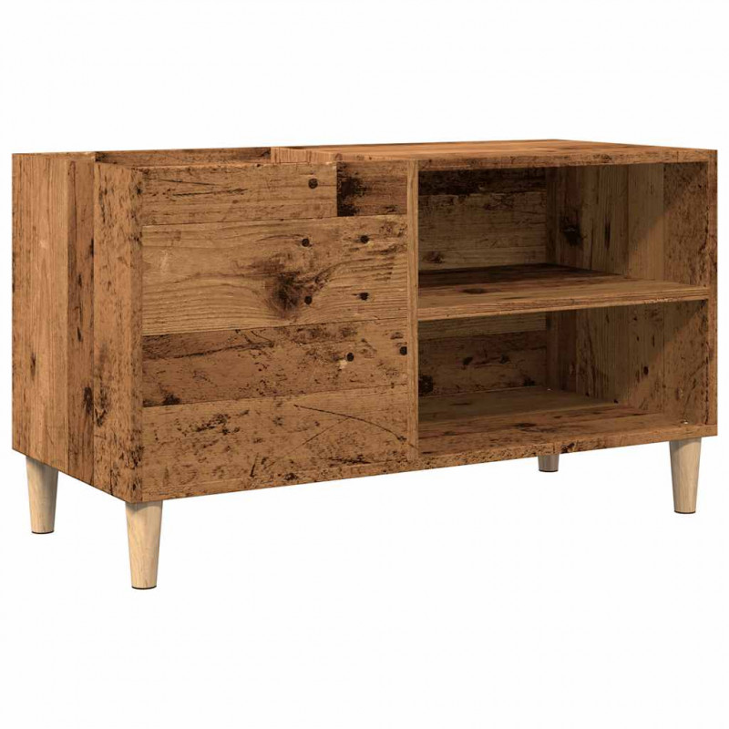 Szafka na płyty, stare drewno, 84,5x38x48 cm