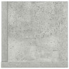 Półki ścienne, 2 szt., szarość betonu, 75x16,5x16,5 cm
