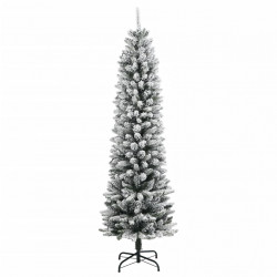 Sztuczna choinka, ośnieżona, 150 lampek LED, 120 cm