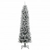 Sztuczna choinka, ośnieżona, 150 lampek LED, 120 cm