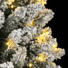 Sztuczna choinka, ośnieżona, 150 lampek LED, 120 cm