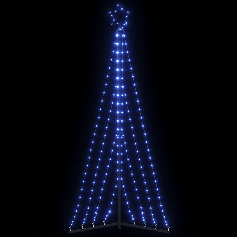 Lampki choinkowe, 339 niebieskich LED, 187 cm