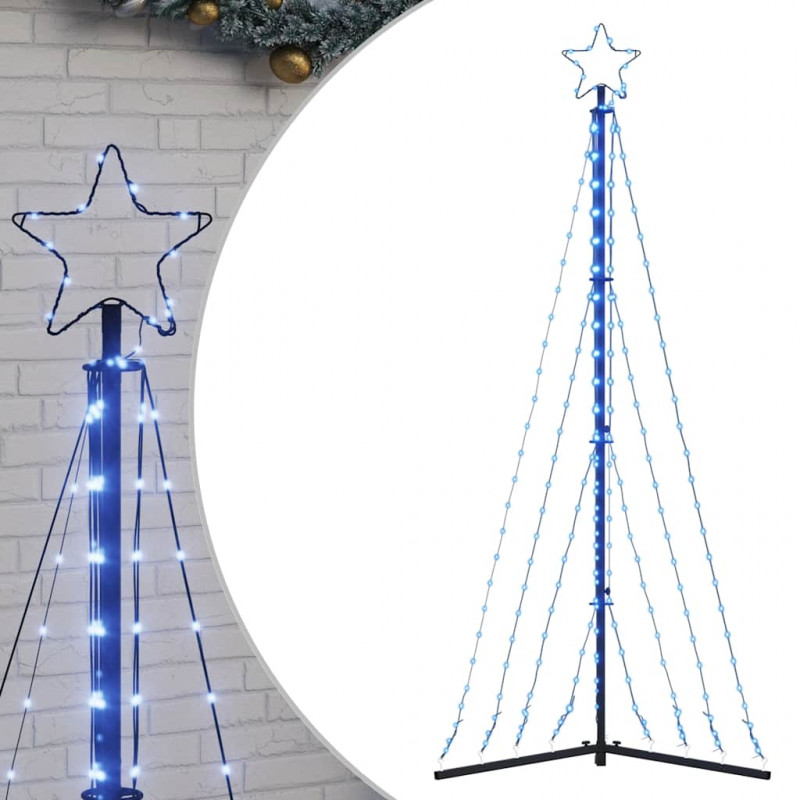 Lampki choinkowe, 339 niebieskich LED, 187 cm