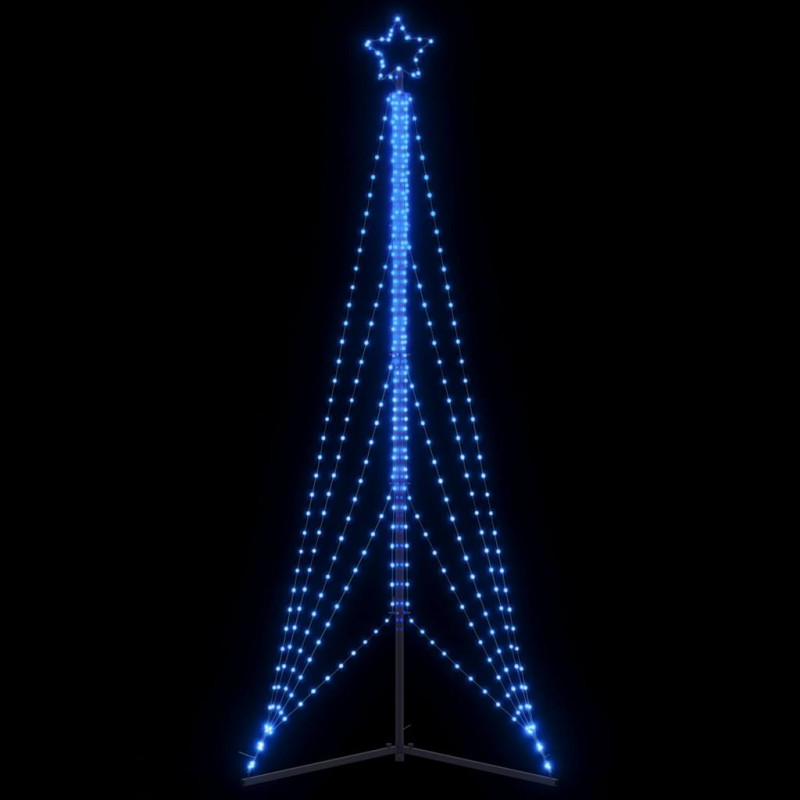 Lampki choinkowe, 525 niebieskich LED, 302 cm