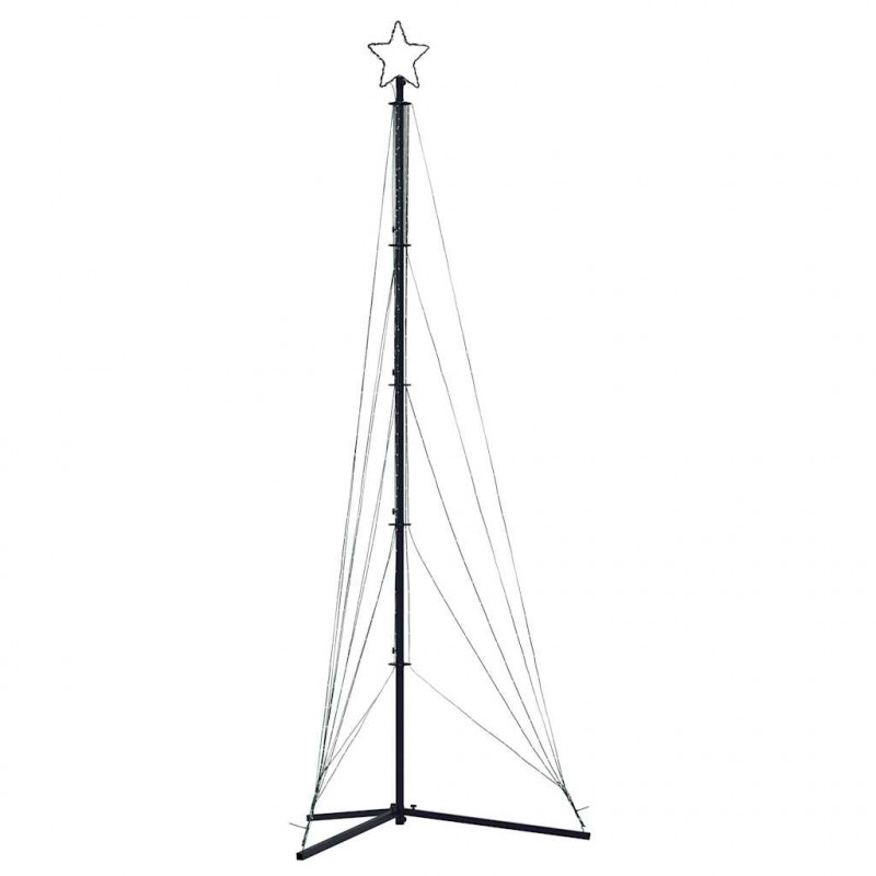 Lampki choinkowe, 525 niebieskich LED, 302 cm