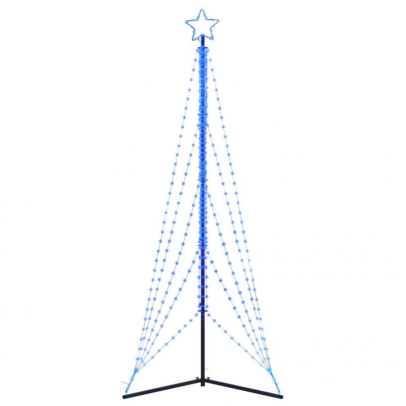 Lampki choinkowe, 525 niebieskich LED, 302 cm