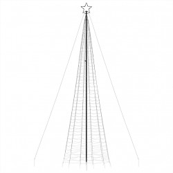 Choinka z lampek, z kołkami, 1534 kolorowych LED, 500 cm