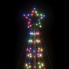 Choinka z lampek, z kołkami, 1534 kolorowych LED, 500 cm