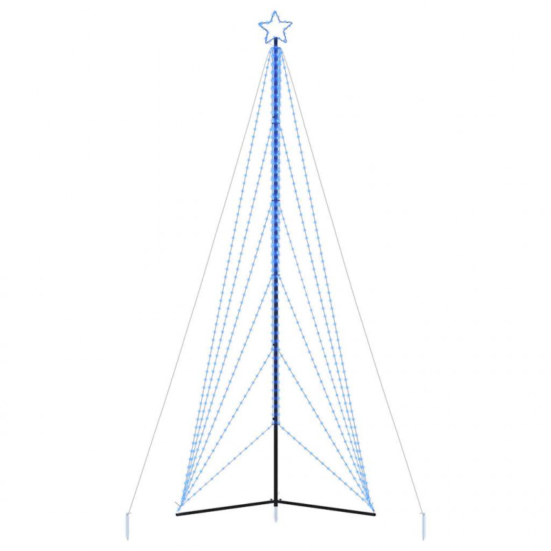 Lampki choinkowe, 861 niebieskich LED, 478 cm