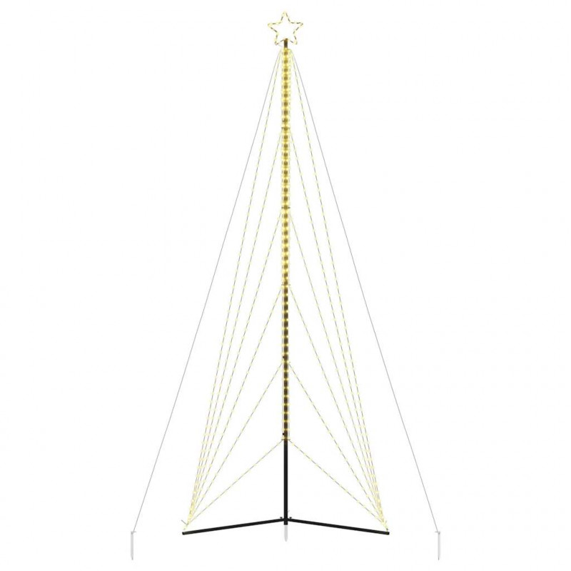 Lampki choinkowe, 861 ciepłych białych LED, 478 cm