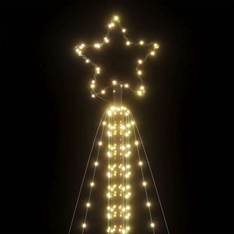 Lampki choinkowe, 861 ciepłych białych LED, 478 cm