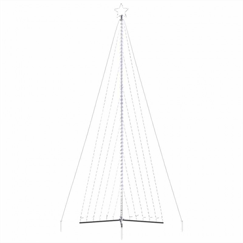 Lampki choinkowe, 789 zimnych białych LED, 476 cm
