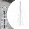 Choinka z lampek, z kołkami, 1534 zimnych białych LED, 500 cm