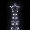 Choinka z lampek, z kołkami, 1534 zimnych białych LED, 500 cm