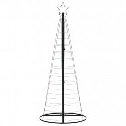 Stożkowa choinka z lampek, 200 kolorowych LED, 182 cm