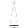 Stożkowa choinka z lampek, 200 kolorowych LED, 182 cm