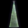 Stożkowa choinka z lampek, 475 zimnych białych LED, 247 cm