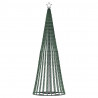Stożkowa choinka z lampek, 475 zimnych białych LED, 247 cm