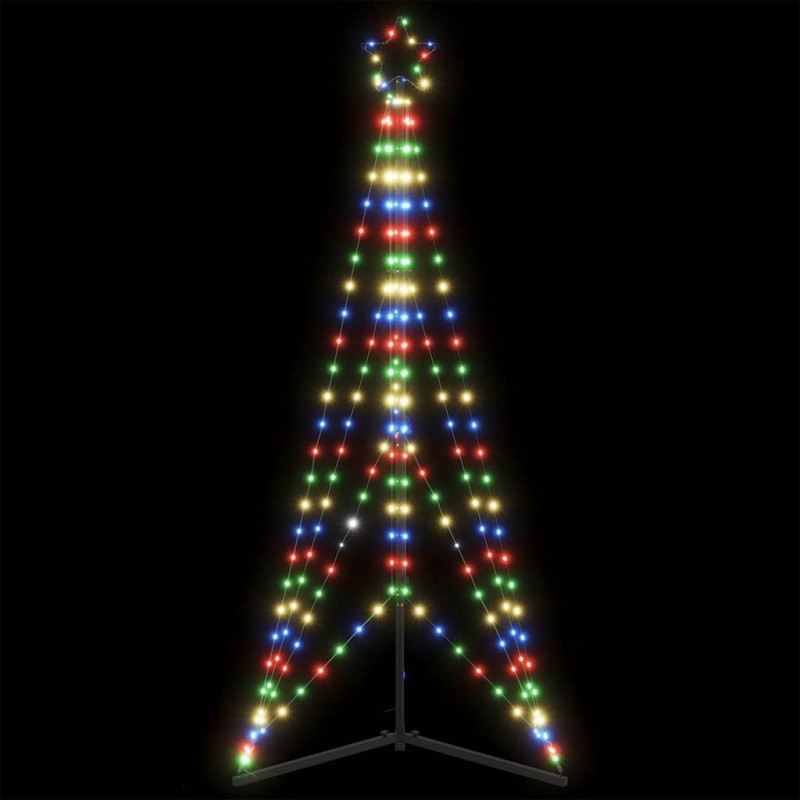 Lampki choinkowe, 363 kolorowych LED, 182 cm