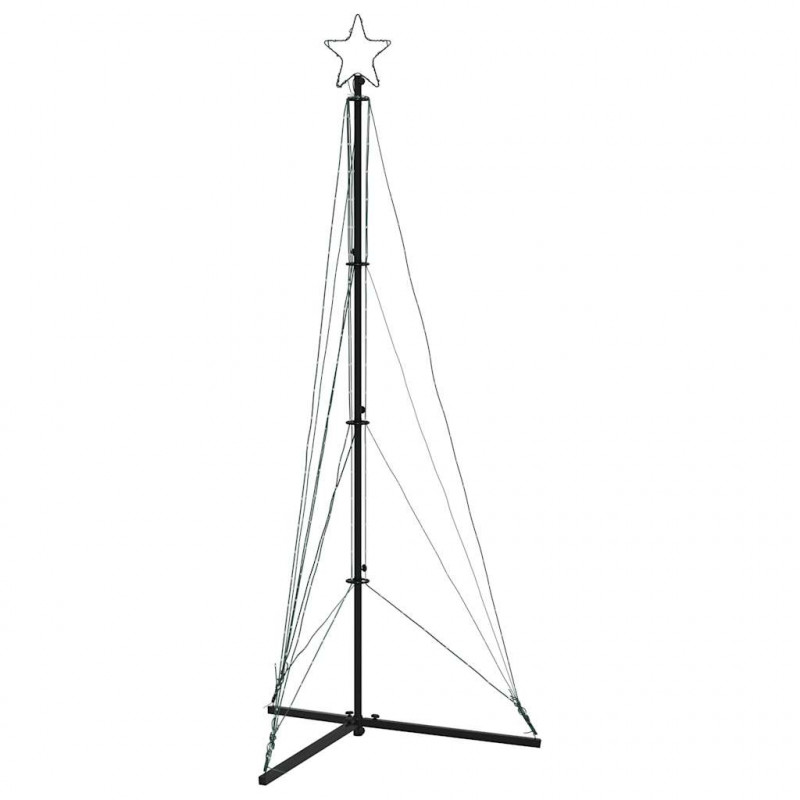 Lampki choinkowe, 363 kolorowych LED, 182 cm