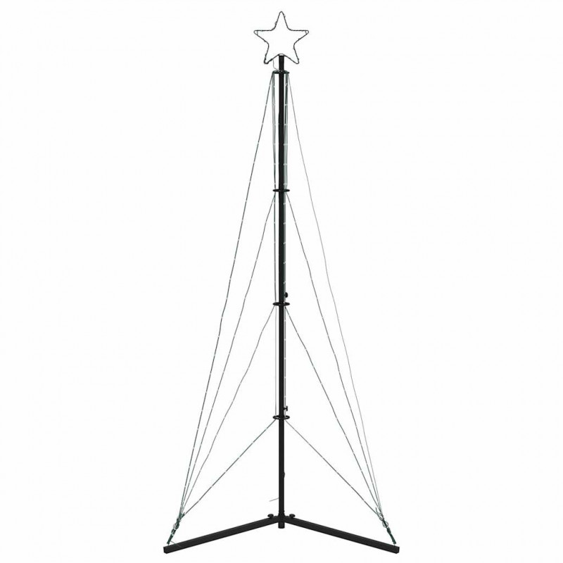 Lampki choinkowe, 363 kolorowych LED, 182 cm