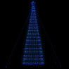 Stożkowa choinka z lampek, 1534 niebieskich LED, 503 cm
