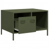 Stolik kawowy oliwkowy 68,5x50x43,5 cm stal walcowana na zimno