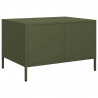 Stolik kawowy oliwkowy 68,5x50x43,5 cm stal walcowana na zimno