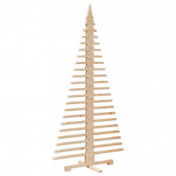 Drewniana choinka do udekorowania, 180 cm, lite drewno sosnowe