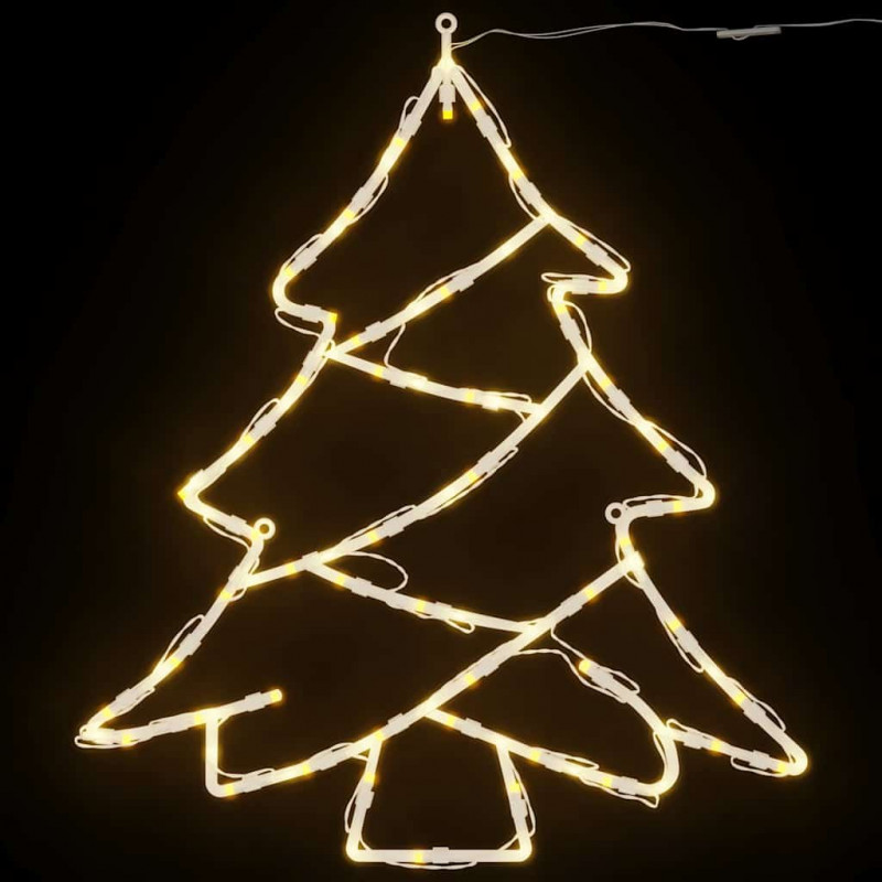 Lampki świąteczne choinka sylwetka, 2 szt., 50 LED