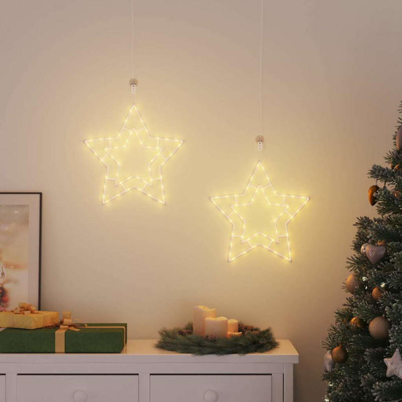 Lampki świąteczne gwiazda sylwetka, 2 szt., 50 LED