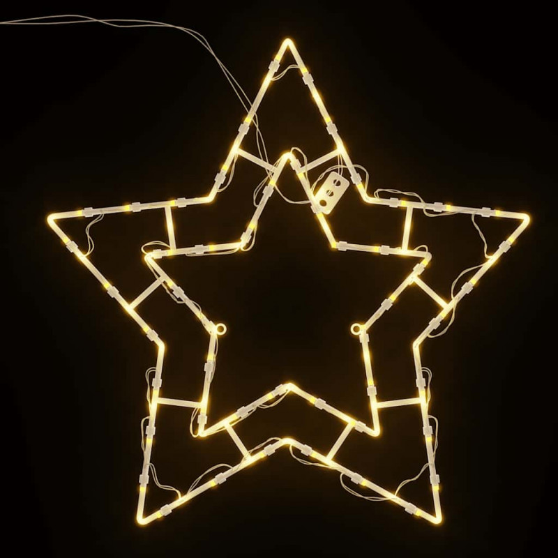 Lampki świąteczne gwiazda sylwetka, 2 szt., 50 LED