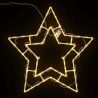 Lampki świąteczne gwiazda sylwetka, 2 szt., 50 LED