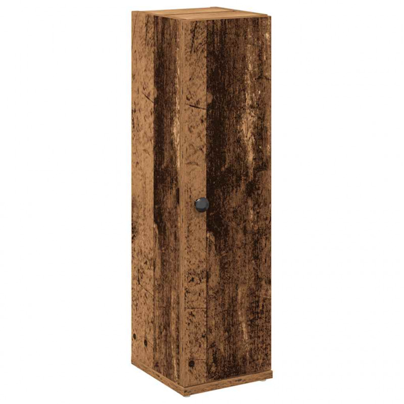 Szafka łazienkowa z uchwyty na rolki stare drewno 20,5x22x72 cm