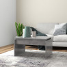 Stolik kawowy, szarość betonu, 68x50x38 cm