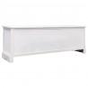 Szafka pod TV, antyczna biel, 108x30x40 cm, drewno paulownia