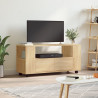 Szafka pod TV, dąb sonoma, 102x34,5x43, materiał drewnopochodny