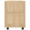Szafka pod TV, dąb sonoma, 102x34,5x43, materiał drewnopochodny