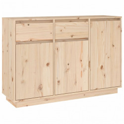 Szafka, 110x34x75 cm, lite drewno sosnowe