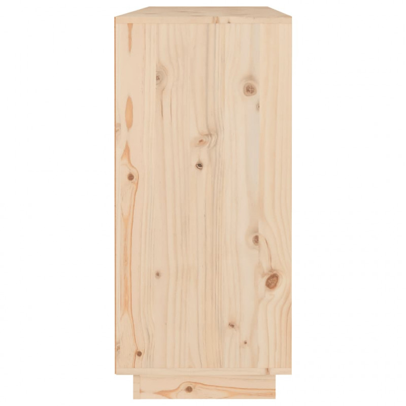 Szafka, 110x34x75 cm, lite drewno sosnowe
