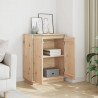 Szafka, 60x34x75 cm, lite drewno sosnowe