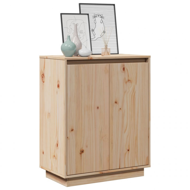 Szafka, 60x34x75 cm, lite drewno sosnowe