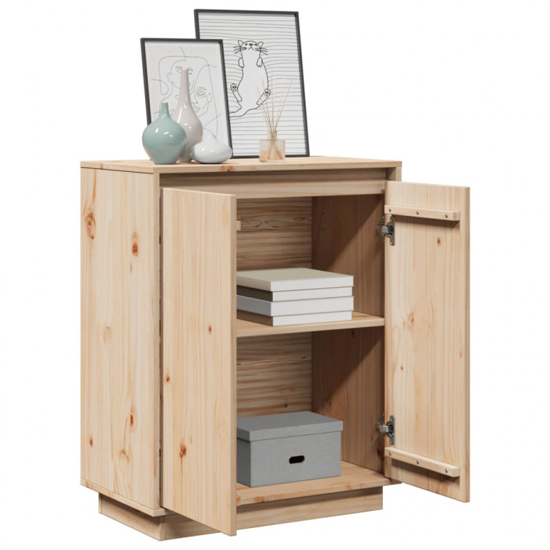 Szafka, 60x34x75 cm, lite drewno sosnowe