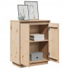 Szafka, 60x34x75 cm, lite drewno sosnowe