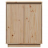 Szafka, 60x34x75 cm, lite drewno sosnowe