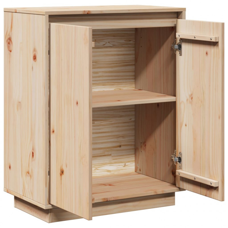 Szafka, 60x34x75 cm, lite drewno sosnowe