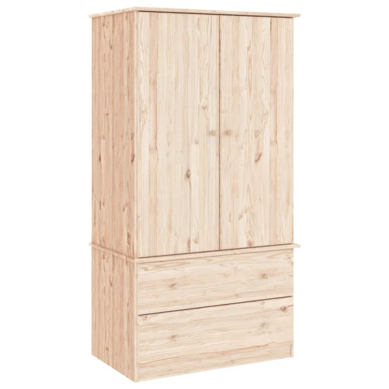 Szafa ALTA, 90x55x170 cm, lite drewno sosnowe