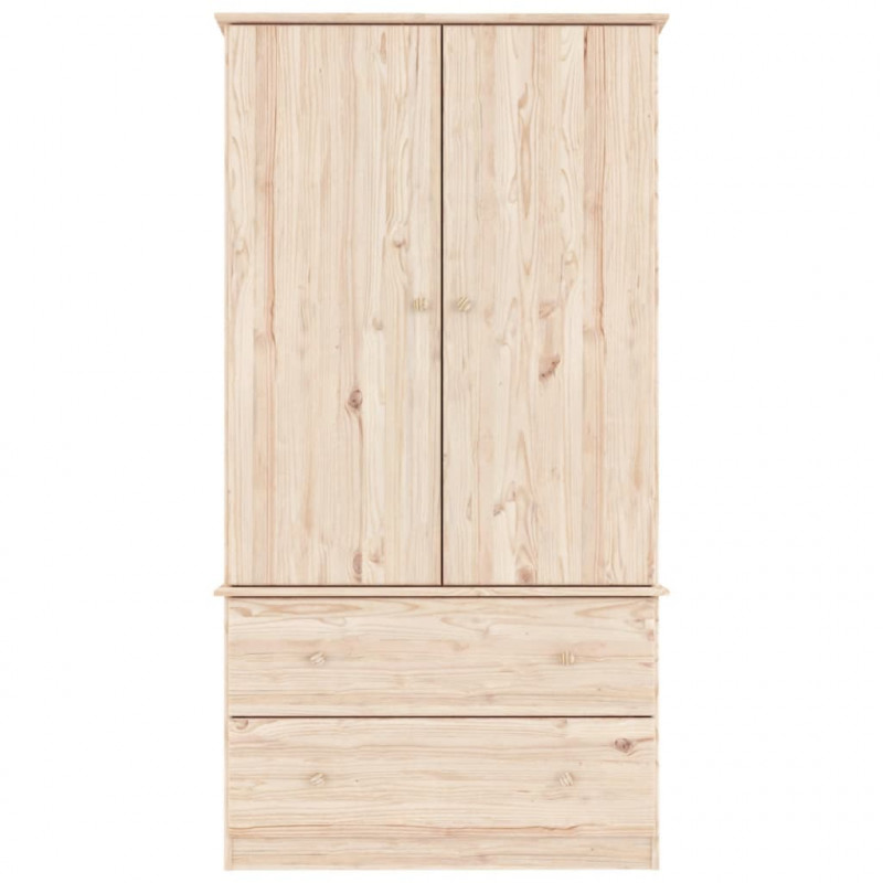 Szafa ALTA, 90x55x170 cm, lite drewno sosnowe