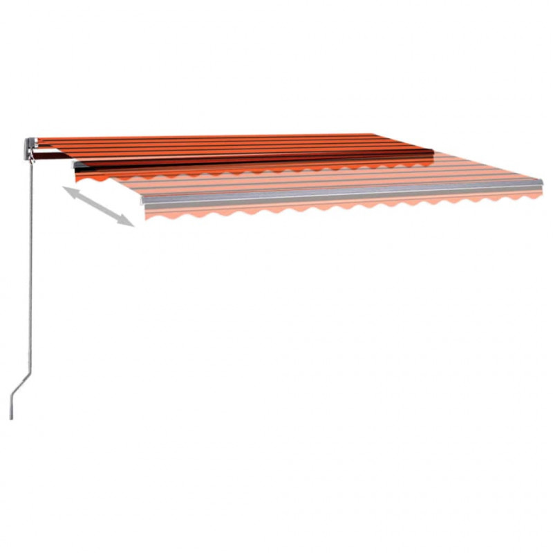 Wolnostojąca, automatyczna markiza, 450x350 cm
