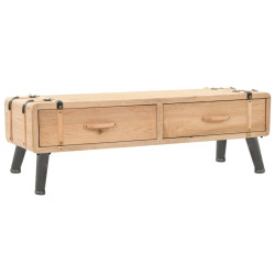Szafka pod telewizor, lite drewno jodłowe, 120 x 33 x 35 cm